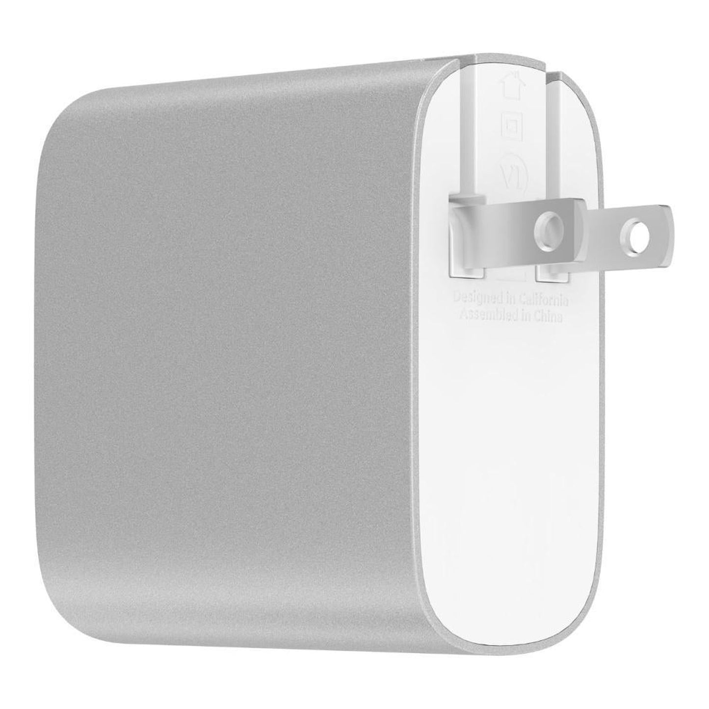 Belkin Cargador de Pared BOOST↑CHARGE, 27W, 1x USB-C, 1x USB A, Plata/Blanco