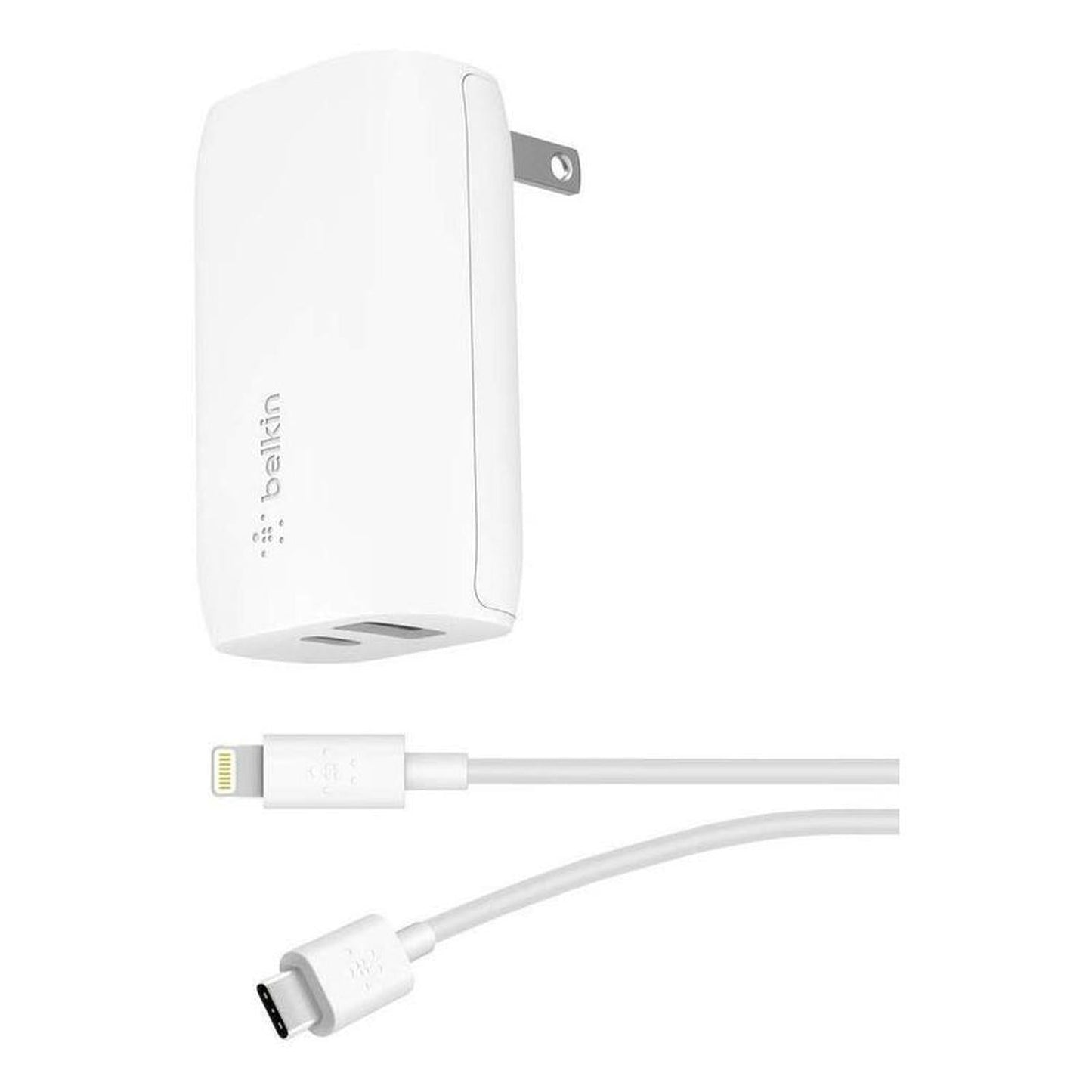 Belkin Cargador De Pared Usb-c, 30 W F7u097dq04-wht