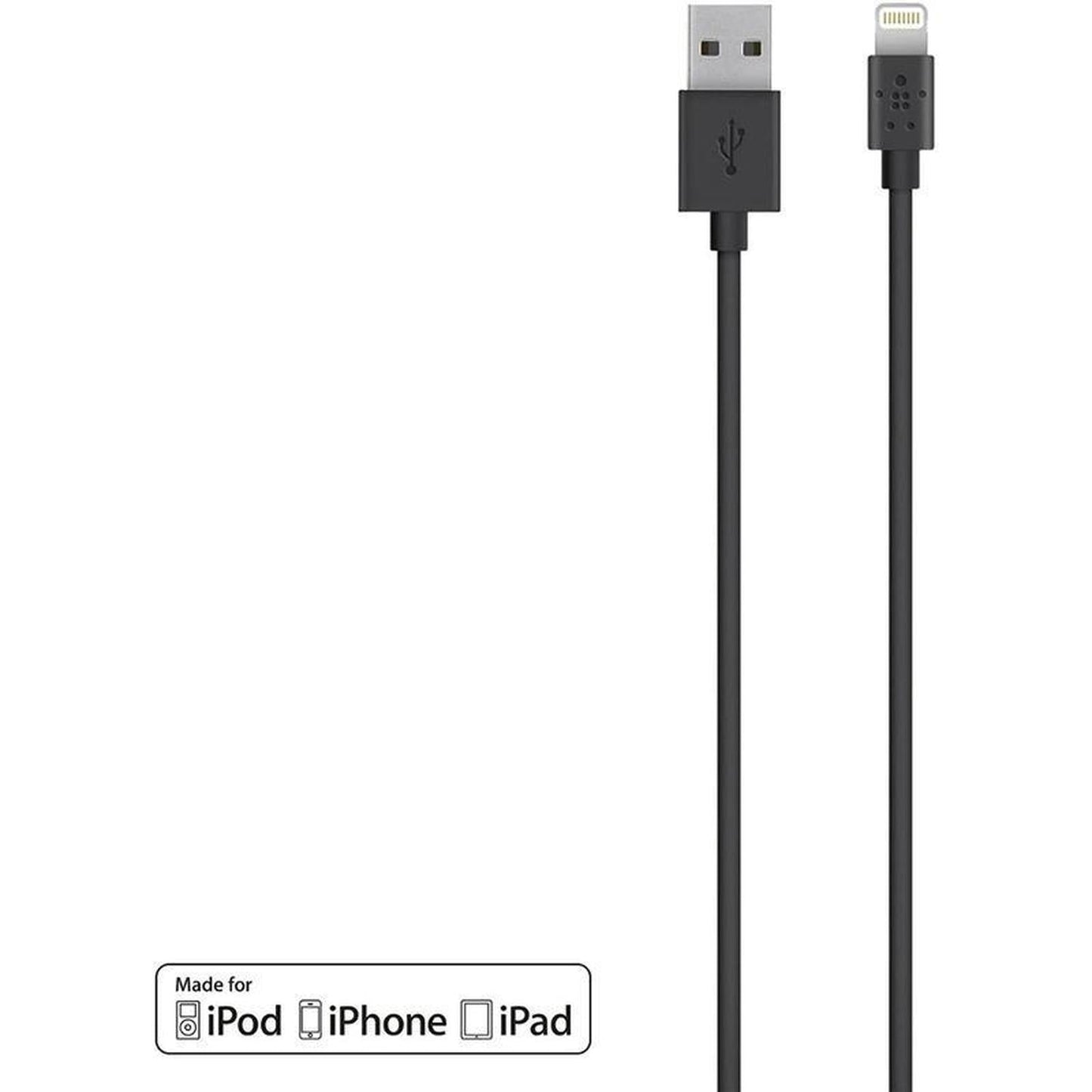 Cable Belkin De Entrada Lightning A Usb / F8j023bt06inblk