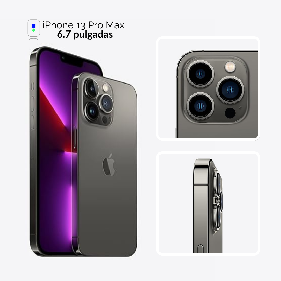iPhone 13 Pro Max 128 GB Grafito Reacondicionado Premium US