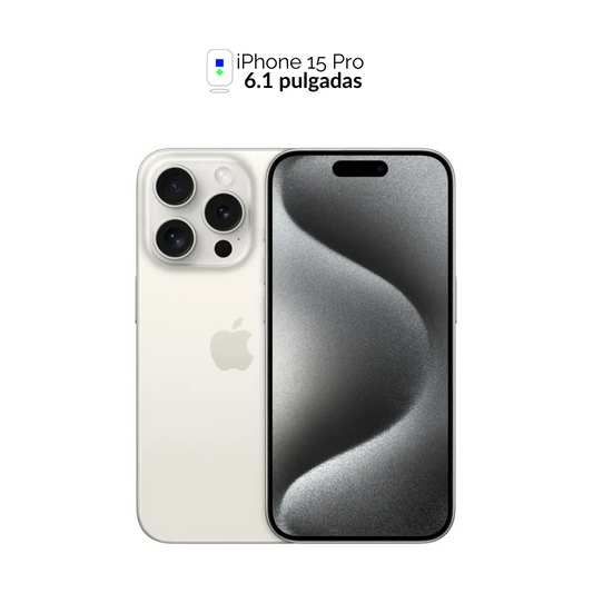 iPhone 15 Pro 1 TB Titanio Blanco Reacondicionado Premium